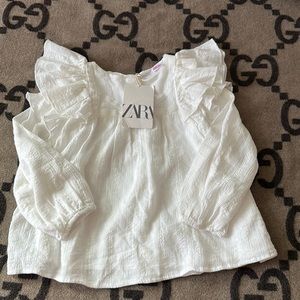 Zara ruffled Blouse